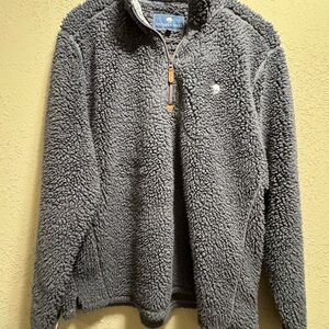 Simply Southern Charcoal Sherpa Pullover